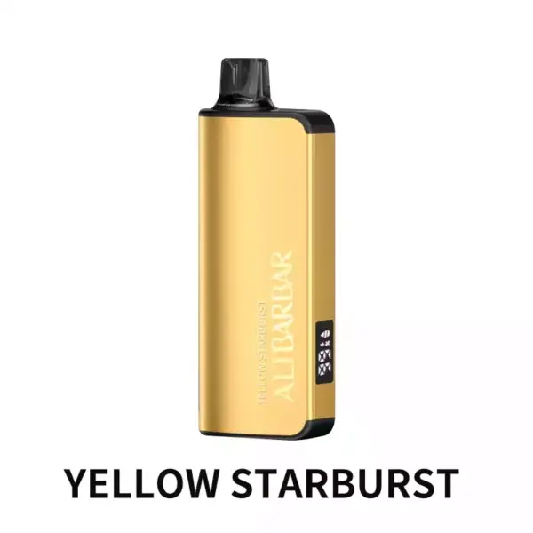 ALIBARBAR INGOT Yellow Starburst 9000 Puffs 3 pack  on sale
